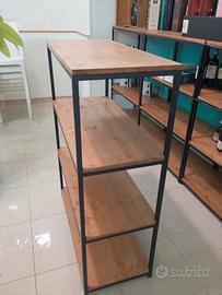 Scaffale / Libreria Stile Industriale 90x40x121 cm