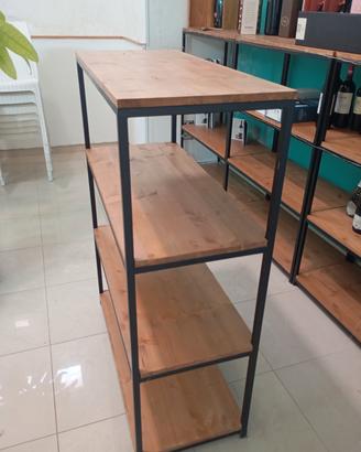 Scaffale / Libreria Stile Industriale 90x40x121 cm