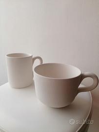 Vasi Design Tazza in Terracotta con Foro Drenaggio