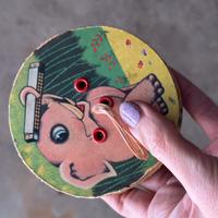 Fisarmonica in carta vintage