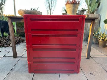 Cassettiera Kartell originale anni 80