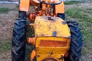 Trattore pasquali 946 targato con rimorchio trazi