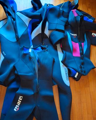 Sei Mute diving sub uomo e donna