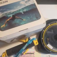 dome port telesin per gopro hero8
