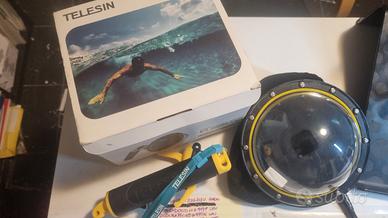 dome port telesin per gopro hero8