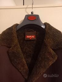 REPLAY CAPPOTTO IN PELLE