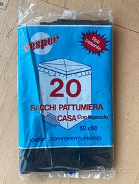 Sacchi spazzatura in plastica in confezione origin