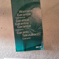 1463-Manuale Garanzia PC Portatile Acer