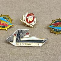 4 Spille da bavero Unione Sovietica 1972 Odessa