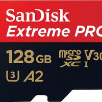 MicroSDXC  128GB SanDisk Extreme Pro Memory Card