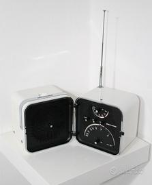 Brionvega TS502 Radio Cubo Bianca Arredamento 