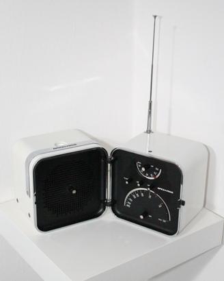 Brionvega TS502 Radio Cubo Bianca Arredamento 