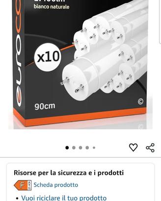 Tubi neon a led 90 cm