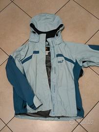 Giacca Jack Wolfskin Texapore colore azzurro