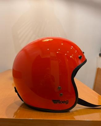 Casco Jet Vintage Roeg Oompa Orange Tg. L