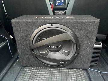 subwoofer herz completo di amolificatore herz