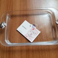 Vassoietto cristalleria  Diessetti con argento