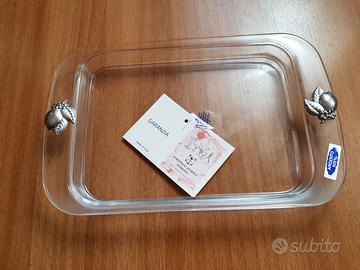 Vassoietto cristalleria  Diessetti con argento