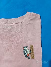 Maglietta ricamata a mano - personalizzabile