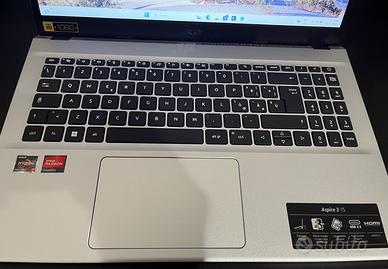 Portatile studio / lavoro ACER Aspire 3 15 512GB