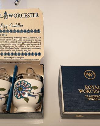 Royal Worcester egg coddler coppia