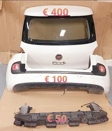 fiat 500L portellone paraurti traversa posteriore