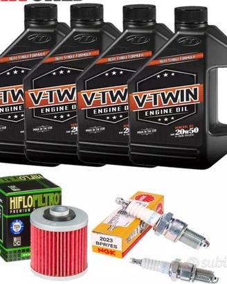 Yamaha Drag Star 1100 Cambio Olio Candele Filtro