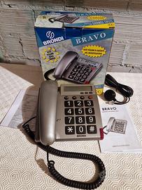 Telefono fisso Brondi “Bravo” grandi tasti