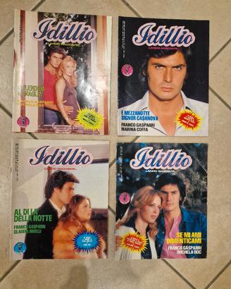 BLOCCO 4 Fotoromanzi FRANCO GASPARRI con Poster