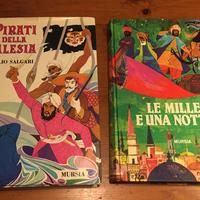 Libri vintage: 1001 notte e I pirati della Malesia