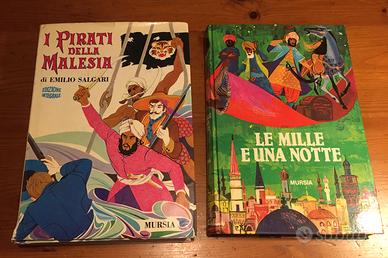 Libri vintage: 1001 notte e I pirati della Malesia