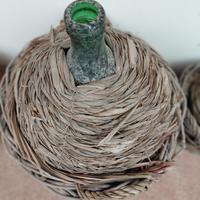 damigiane vetro vintage olio 