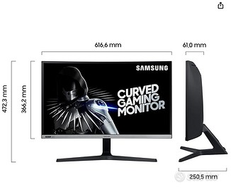 Monitor Samsung C27RG54FQR curvo, 27 pollici