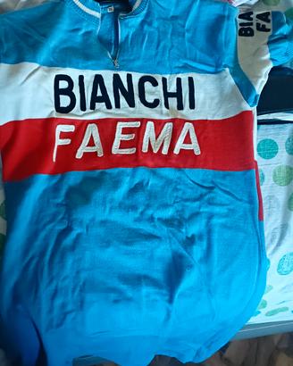  maglia bianchi faema originale