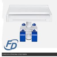 Cascata led multicolor 7 colori,portata pompa