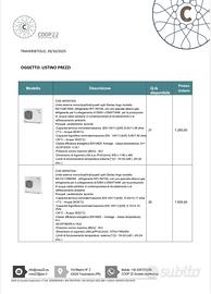 Stock climatizzatori Argo Clima