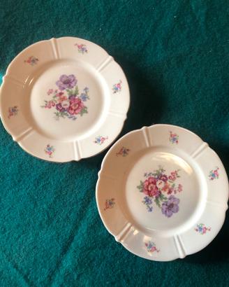 2 PIATTINI VINTAGE PORCELLANA TEDESCA