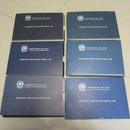 Libretti emissione carte valori postali