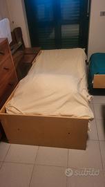 Doppio letto con materassi