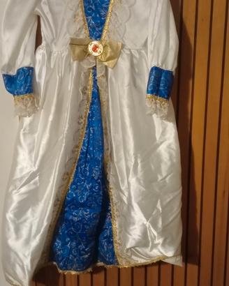 vestito carnevale principessa damigella taglia M 