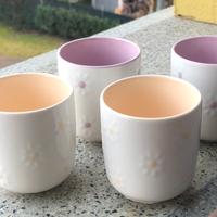 4 tazzine  in ceramica