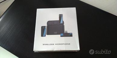 Kit microfoni lavalier per smartphone NUOVI