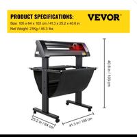 VEVOR Plotter da Taglio Vinile Semiautomatica 