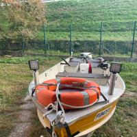 canadian 434 con motore 15 cv  e carrello