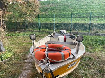 canadian 434 con motore 15 cv  e carrello