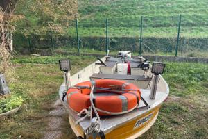 canadian 434 con motore 15 cv  e carrello