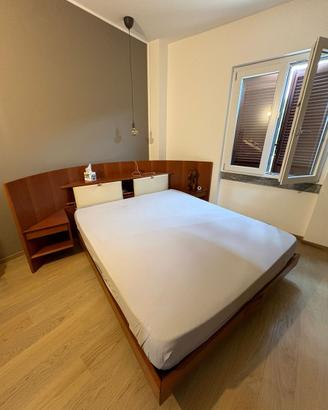 Letto matrimoniale angolare in ciliegio - FIMES