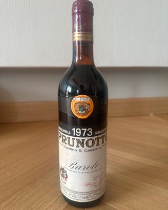 Prunotto Barolo DOC 1973 Vintage