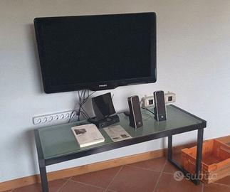 TV Philips 32 pollici antenna Meliconi casse ewent
