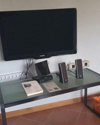 TV Philips 32 pollici antenna Meliconi casse ewent